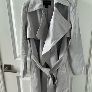 Club Monaco Light Gray Trench Coat